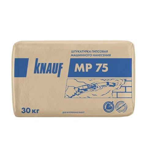 Штукатурка гипсовая машинного нанесения Knauf-MP75, 30кг