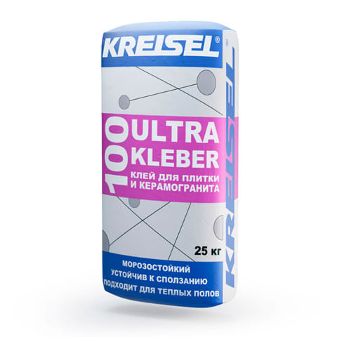 Универсальный морозостойкий клей  KREISEL 100 Ultra Kleber, 25 кг
